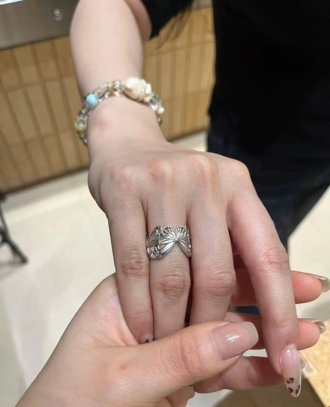 小丞飾_蝴蝶質感戒指 開口戒
$890