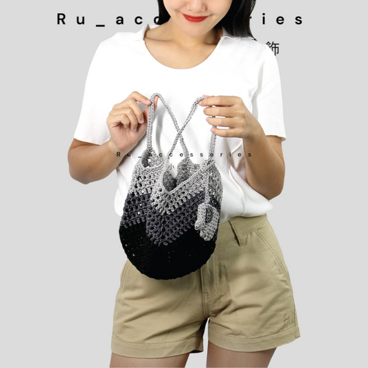 Eleph 可愛手工編織包 中/大