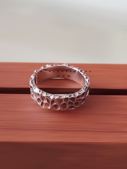 熔岩復古做舊開口戒 ＃311