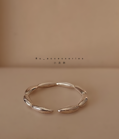 必BUY 經典素米粒開口戒 #370