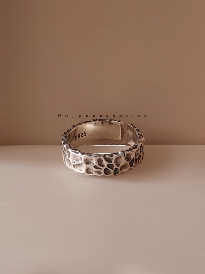 熔岩復古做舊開口戒 ＃311