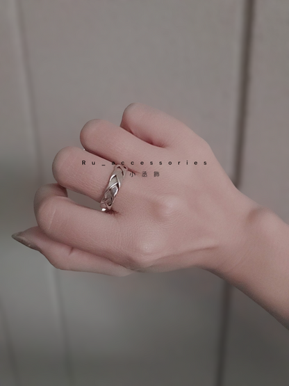 復古編織開口戒 ＃325