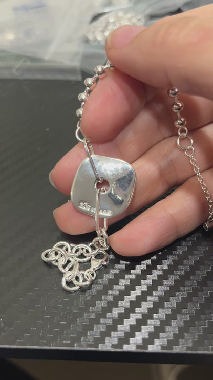 小丞飾 混搭AB鏈方牌個性手鍊
16+3公分
$1790   B602071