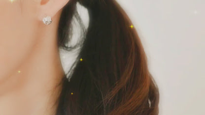 小丞飾 韓國製造 通體全純銀 S925 銀球耳環 捶打精緻銀球易扣式耳環 $880 外徑10mm #101