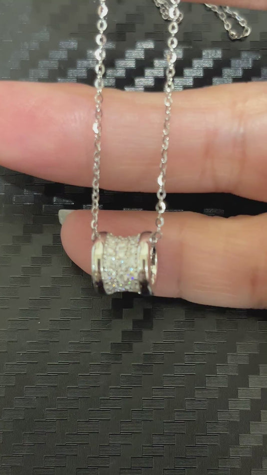 小丞飾-莫桑鑽-超級美小蠻腰多戴式項鍊 N6031512 。 41+2+2公分