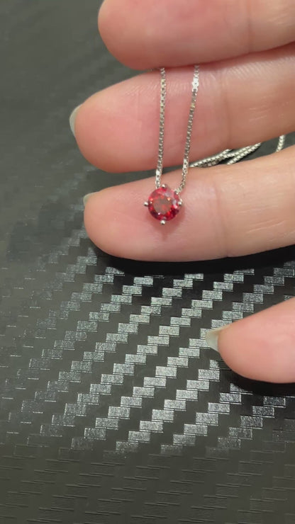 小丞飾-莫桑鑽-50分 紅鑽盒子鏈 40+5公分 N6031502